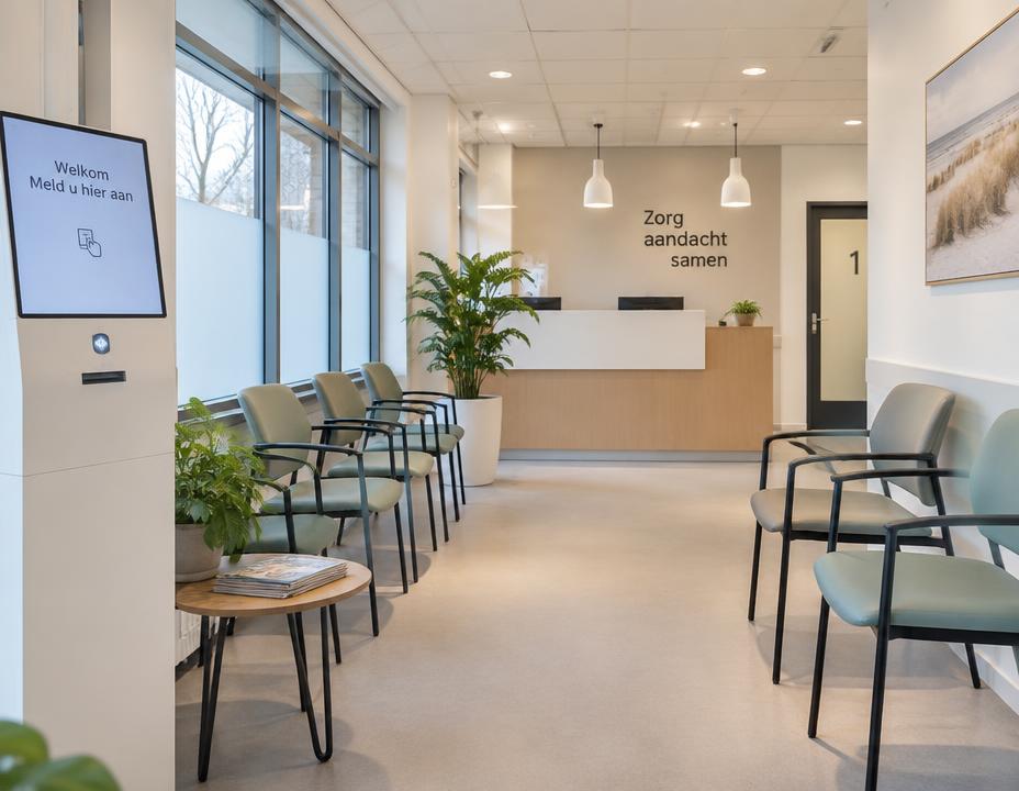 Wachtkamer en balie